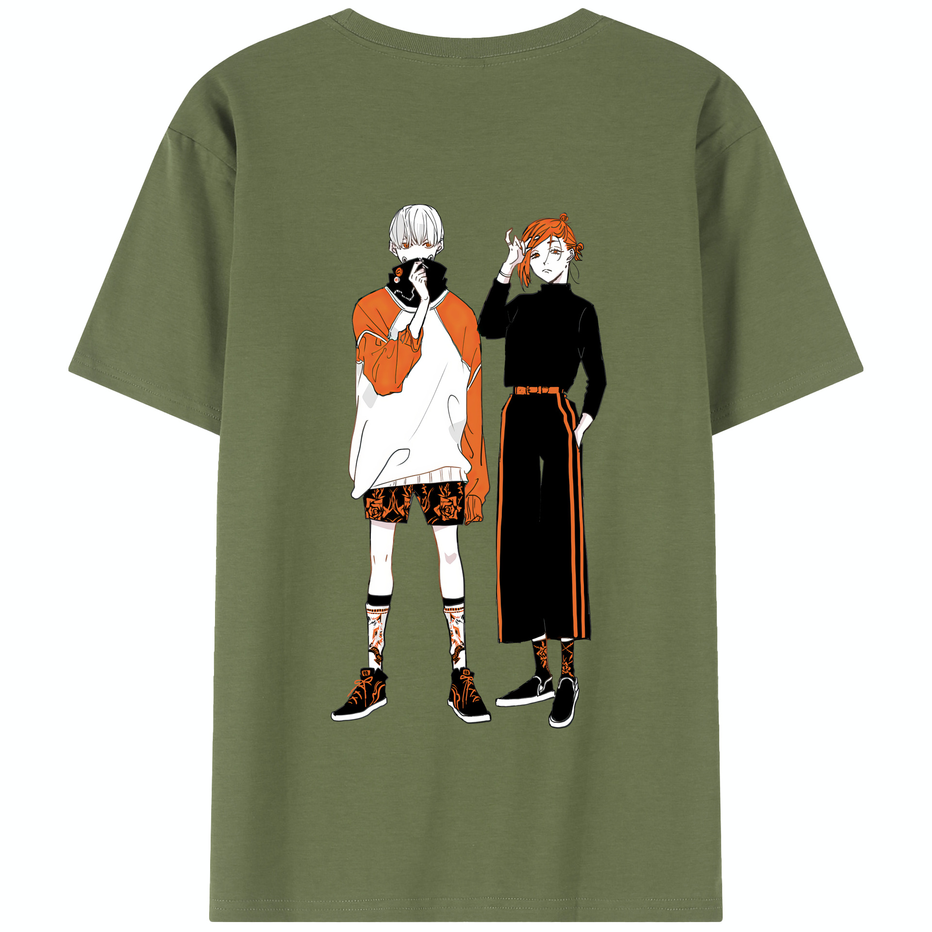 （画像用） 呪術廻戦 Jujutsu Kaisen 綿100％半袖Tシャツ（背面プリント）